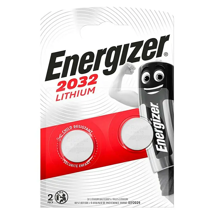 Energizer Knopfzelle - CR2032, 3 V, 2 Stk.