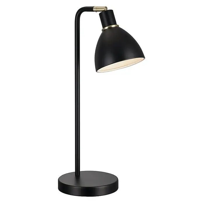 Nordlux Ray Lámpara de sobremesa - 40 W, L x An x Al: 12 x 12 x 46 cm, Negro, E14