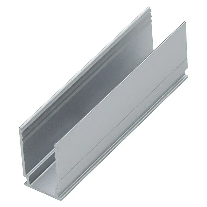 Paulmann Plug & Shine Profil Montage-Clip - Aluminium, Passend für: Paulmann Plug & Shine LED-Band - Vorderansicht