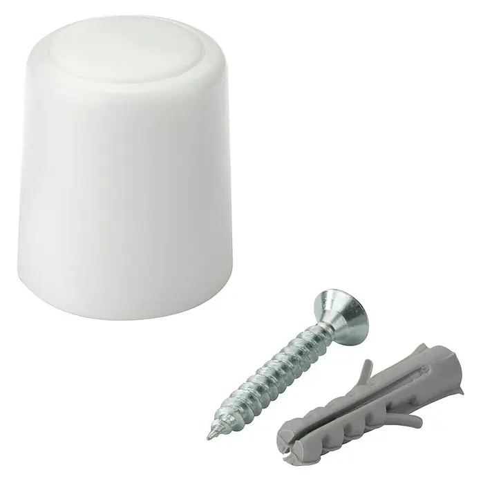 Inofix Tope de puerta 3040 - Plástico, Blanco