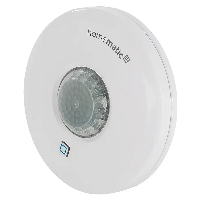Homematic IP Bewegungsmelder HmIP-SPI - Batteriebetrieben, Ø x H: 10 x 2,9 cm, Bewegungssensorik, 105 ° - Linke Seitenansicht