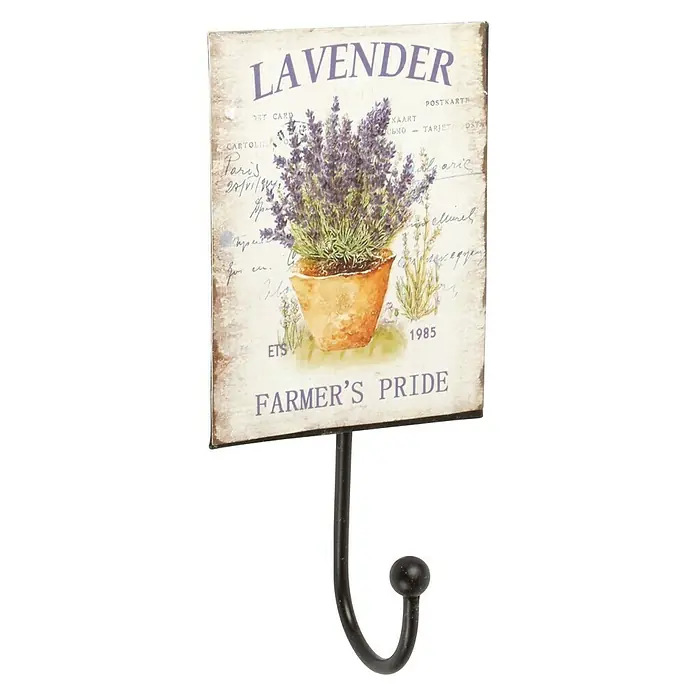 Rei Gancho para colgar Lavanda - Número de ganchos: 1 ud., L x An x Al: 19 x 9 x 5,5 cm