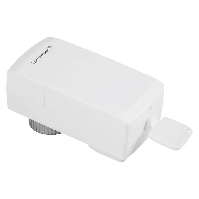 Homematic IP Heizkörper-Thermostat HmIP-eTRV-C - Batteriebetrieben, 4,8 x 5,1 x 9,8 cm - Detailaufnahme