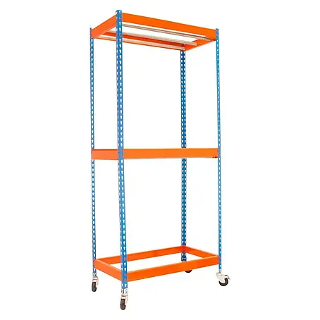Simonrack Simonclothing Estantería metálica Forte Double Mobile 3