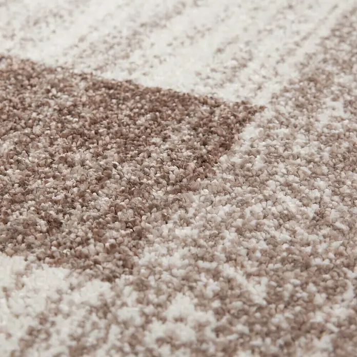 Kurzflorteppich 500 - Beige, 170 x 120 cm, 100 % Polypropylen (Flor) - Detailaufnahme