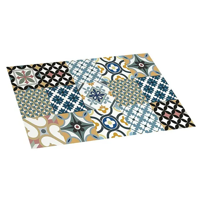 Alfombra de vinilo Croma Hidra - Multicolor, 75 x 45 cm