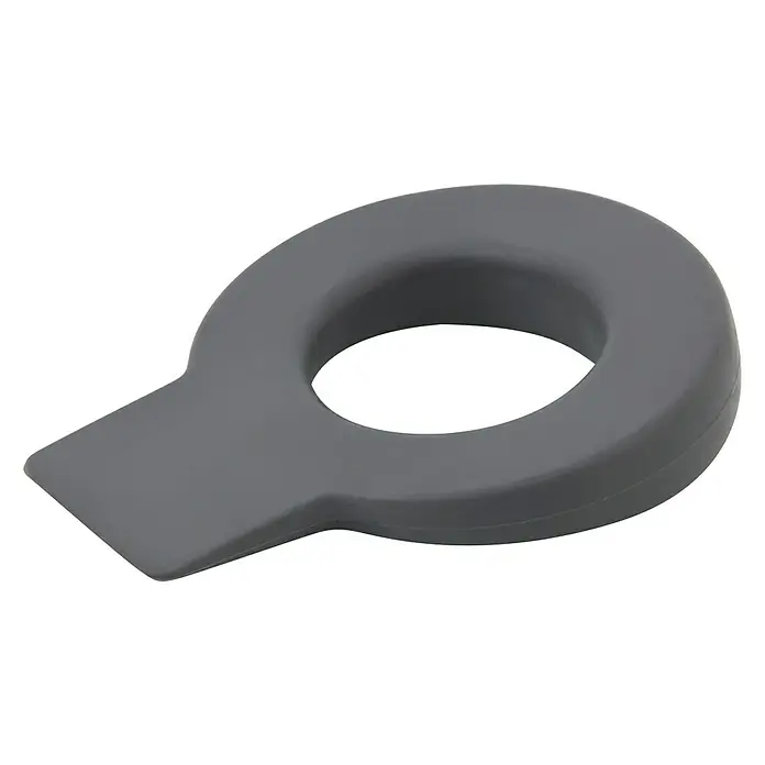 Rei Lock Tope de puerta 660 - Negro, 1 ud.