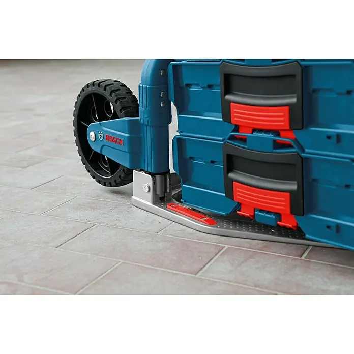 Bosch Professional Klappsackkarre Alu-Caddy - Material: ABS, Passend für: Bosch Professional Werkzeugkoffer L-BOXX - Detailaufnahme