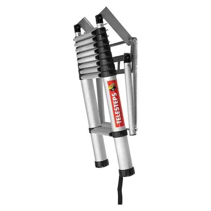 Telesteps Teleskopleiter Loft Line Mini - Deckenöffnung: Min. 52 x 60 cm - Linke Seitenansicht