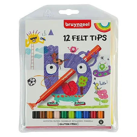 Talens Bruynzeel Set de marcadores de efecto lacado Felt tips