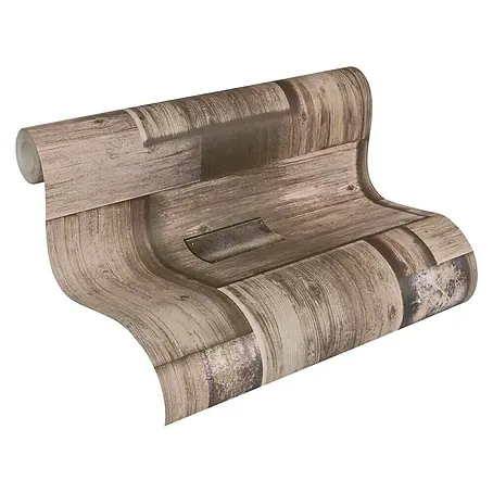 Lutèce Authentic Walls Papiertapete Holz