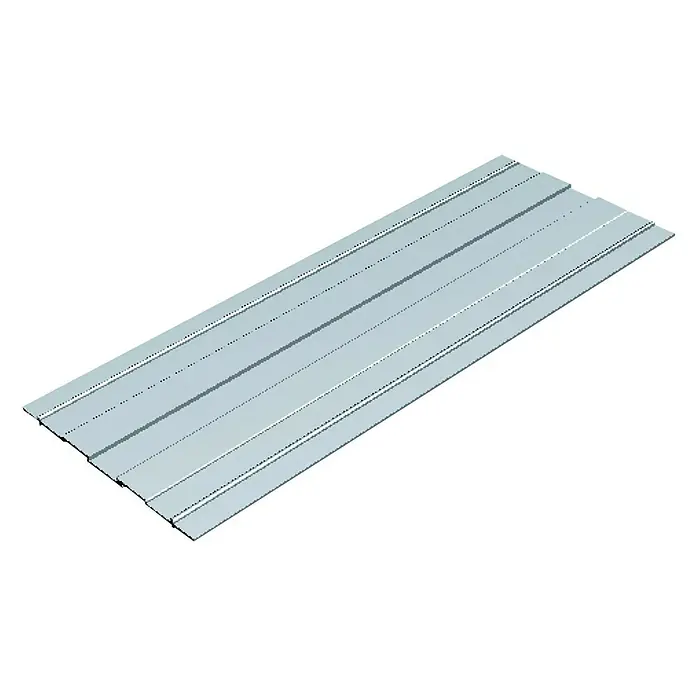 Perfil de bloques de vidrio Ready Block vertical - Plateado, 19 x 8 cm, Material: Aluminio