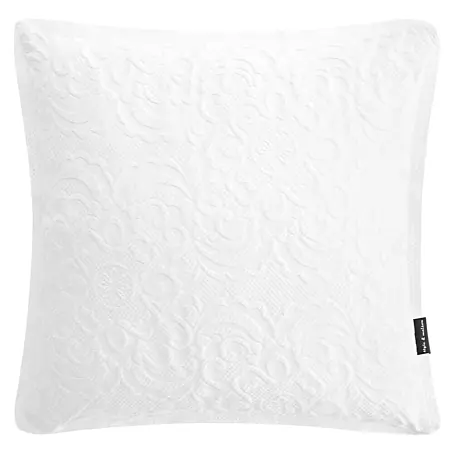 Cojín Jacquard puntilla
