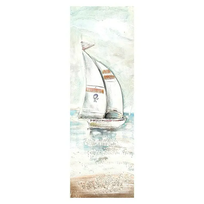 Cuadro con relieve Boat - Velero, An x Al: 40 x 120 cm