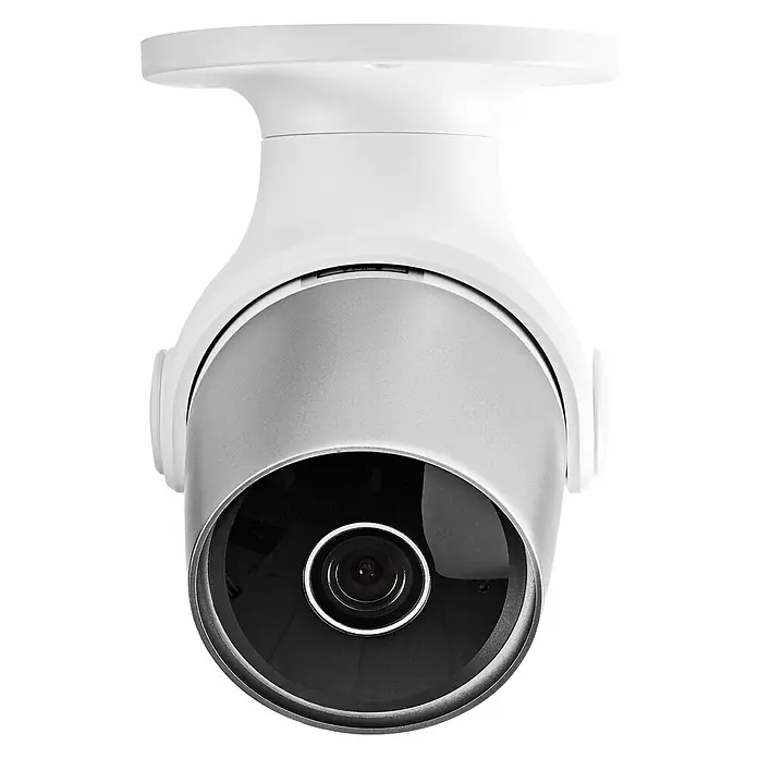 Nedis Smartlife IP-Außenkamera - Weiß, Silber, Netzbetrieben, 1.280 x 720 Pixel, IP65 - Vorderansicht