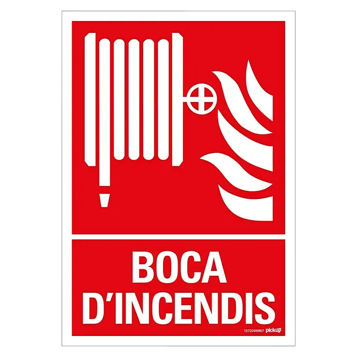 Pickup Señal de precaución - Motivo: Boca de incendios, L x An: 33 x 23 cm
