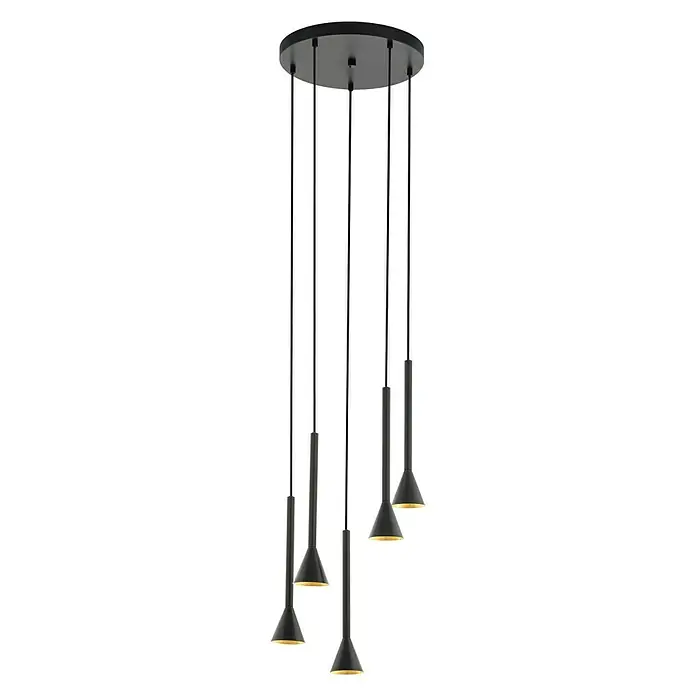 Eglo LED-Pendelleuchte rund Cortaderas - Höhe: 150 cm - Vorderansicht