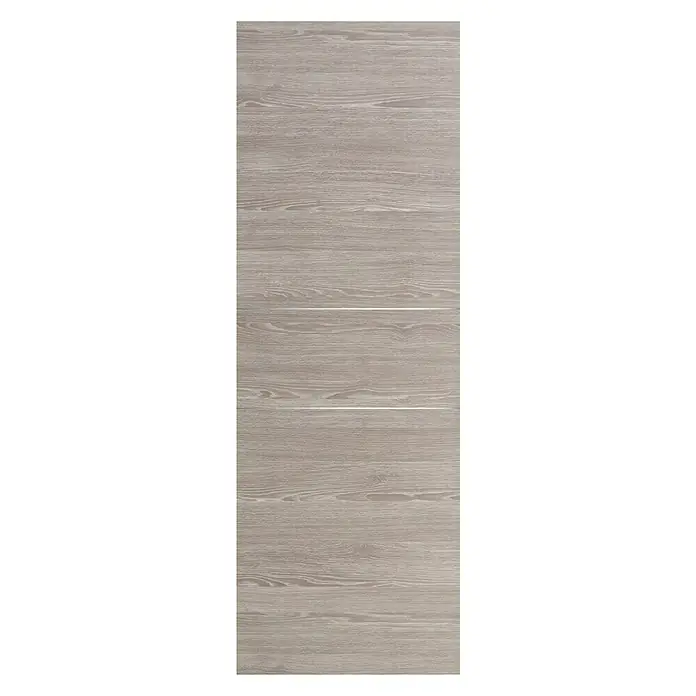 Puerta corredera de madera Roble Finlandés 200AL - 72,5 x 203 cm, Roble oscuro, Macizo