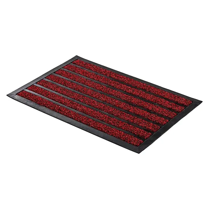 Astra Fußmatte Scraper Line - Streifen, Rot, 75 x 45 cm, 100 % Polypropylen