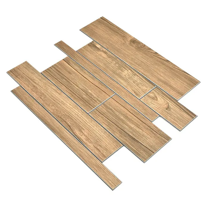 Selbstklebemosaik SAM 4GV56WBS - 30 x 30 cm, Metall, Braun - Ansicht von oben