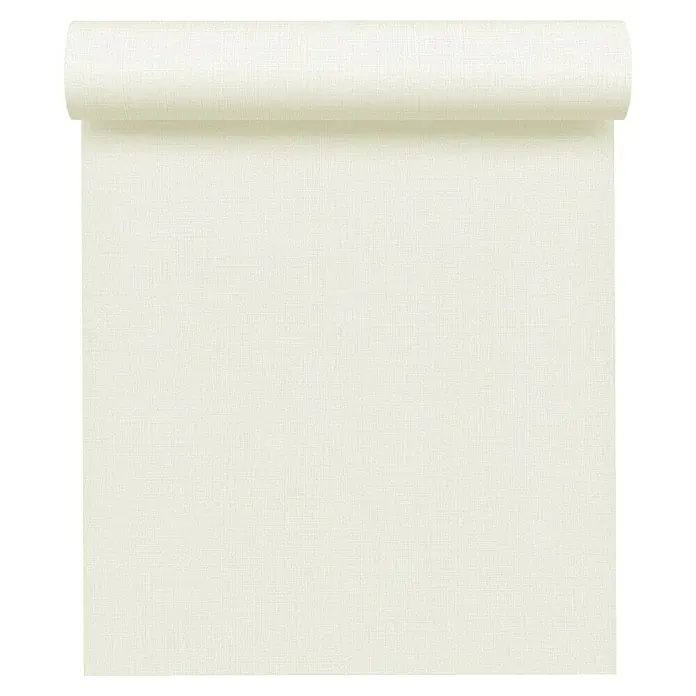 AS Creation Character Vliestapete Meliert - Creme, Uni, 10,05 x 0,53 m - Vorderansicht