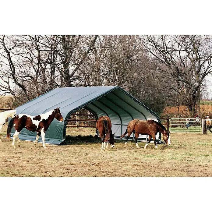 ShelterLogic Weidezelt - 730 x 680 x 380 cm, Stahl - Stimmungsaufnahme