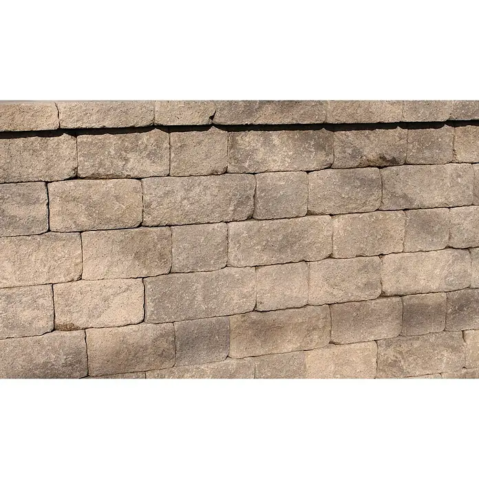Seesteiner Mauerstein Quadro Felsino Set - Muschelkalk, Beton, 3 Stk.