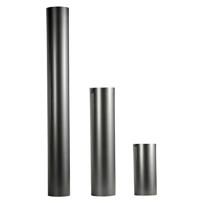 Bertrams Ofenrohr - Ø x L: 100 x 500 mm, Gebläut, Blauglanz