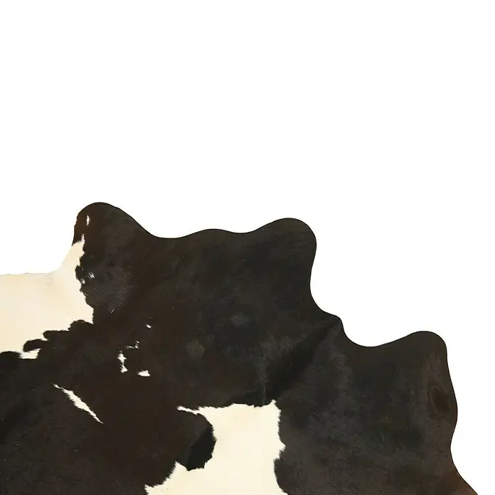 Esbeco Deko-Kuhfell - Schwarz/Weiß, 100 % Echtfell, Fläche ca.: 3 m² - 4 m² - Detailaufnahme