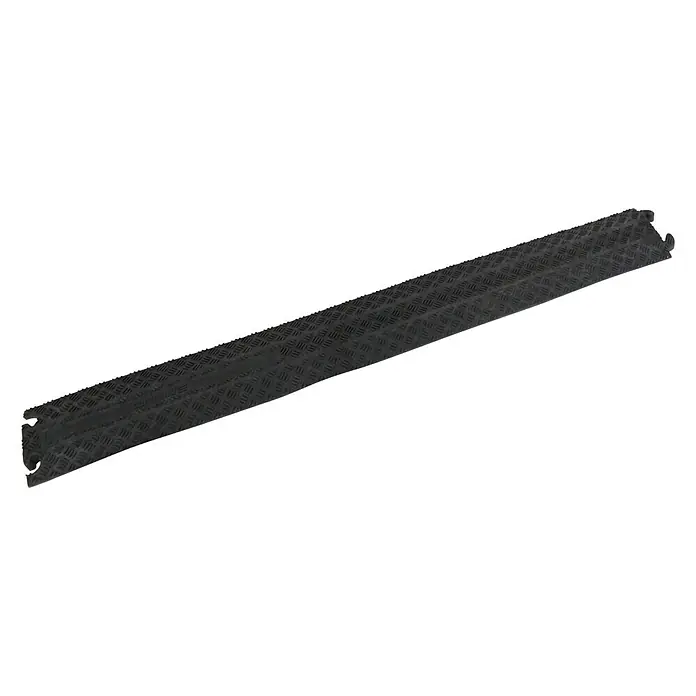 Cartrend Schlauch- & Kabelbrücke - L x B x H: 100 x 14 x 2 cm, Gummi - Ansicht von oben