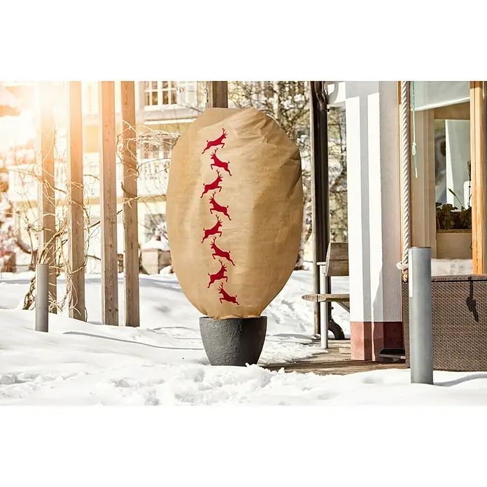 Windhager Winterschutzhaube Protect - L x B: 2 x 1,4 m, Motiv: Hirsch