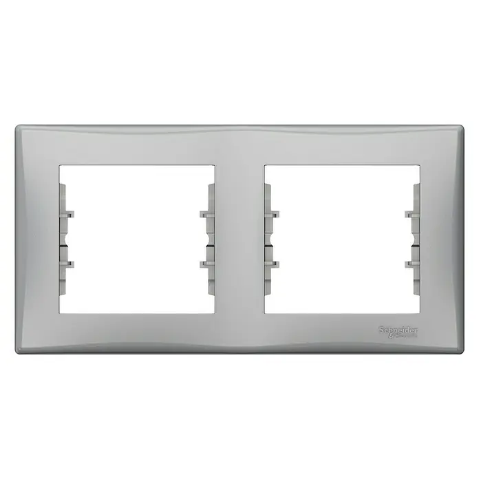 Schneider Electric Sedna Marco - Aluminio, x 2, Plástico, Montaje en la pared