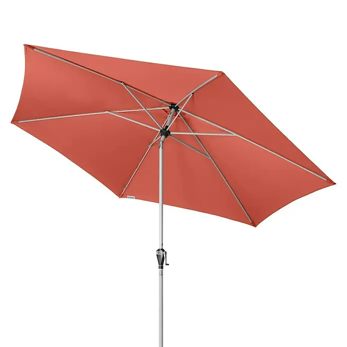 Doppler Active Kurbelschirm Auto Tilt - Terracotta, Durchmesser: 320 cm - Rechte Seitenansicht