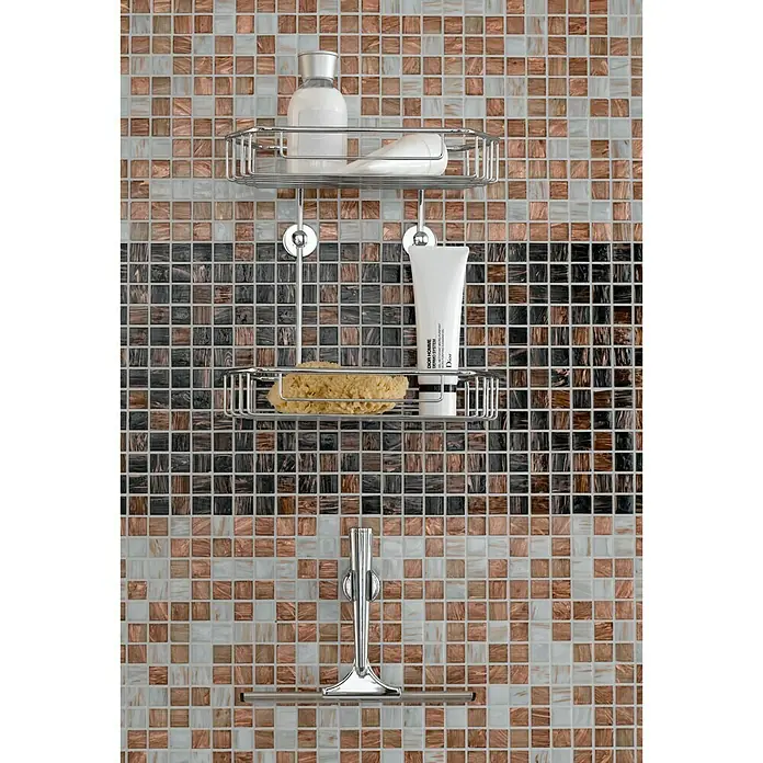 Mosaikfliese Quadrat Mix GM GS 101188 - 32,7 x 30,5 cm, Beige/Braun/Weiß, Matt - Stimmungsaufnahme