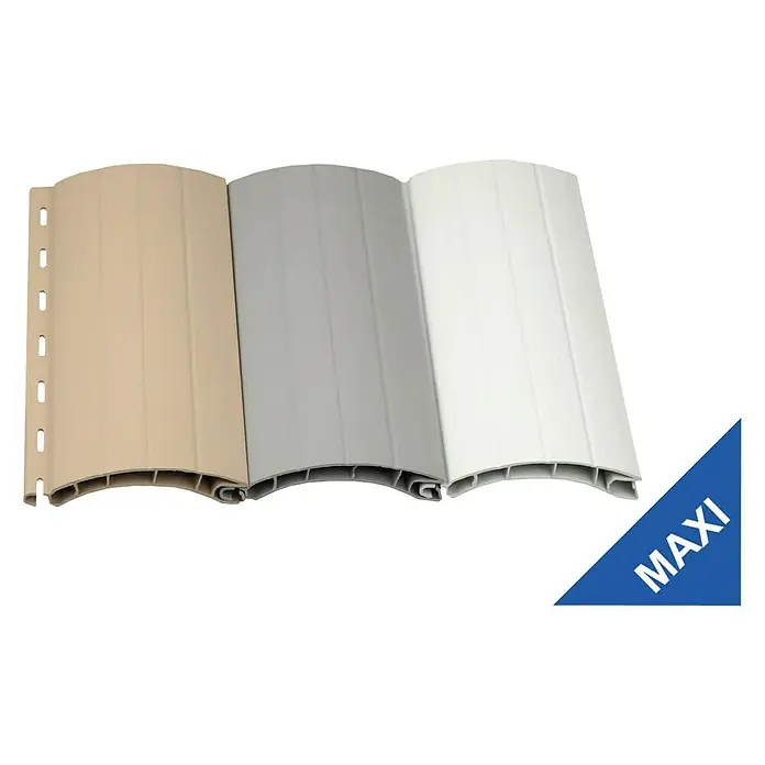 Schellenberg Rollladenprofil Maxi - L x H: 180 x 5,2 cm, Geeignet für: Rollladen-Maxi-Systeme, Grau