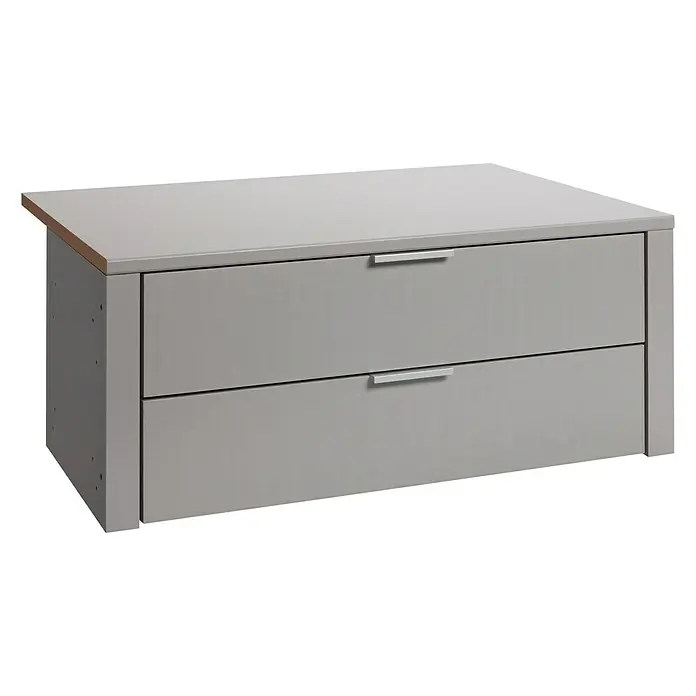 Express Möbel Schubkastenblock - L x B x H: 45 x 75 x 29 cm, Anzahl Schubladen: 2 Stk. - Rechte Seitenansicht