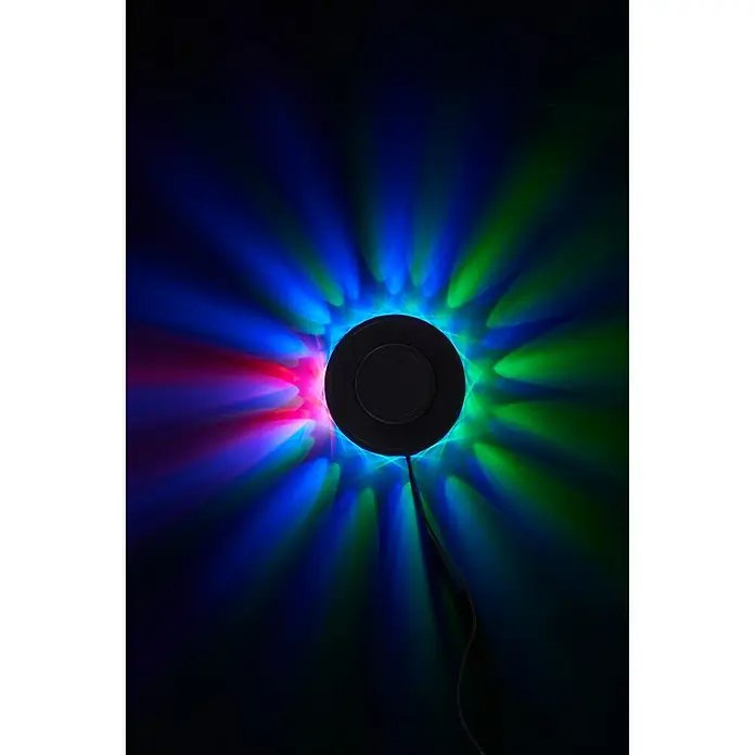 Briloner LED-Lichtrad COLOUR MOVE Disco-Licht - 3 Lichtfarben, Kunststoff