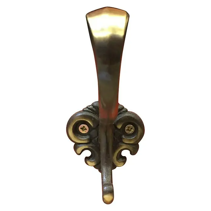 Häfele Gancho para colgar - Altura: 110 mm, Latón viejo - Vista frontal
