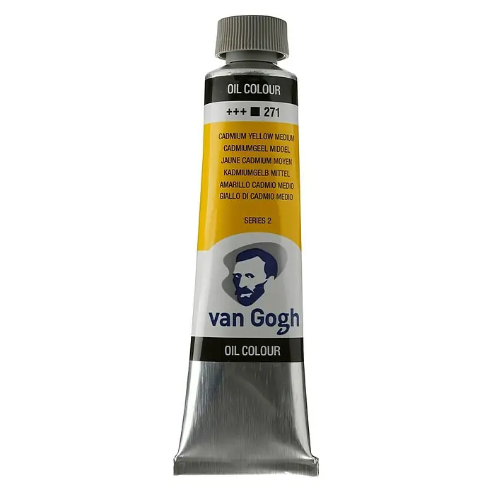 Talens Van Gogh Pintura al óleo - Amarillo cadmio (medio), 40 ml, Tubo