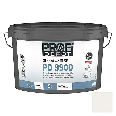 Profi Depot PD Wandfarbe Gigantweiß SF PD 9900
