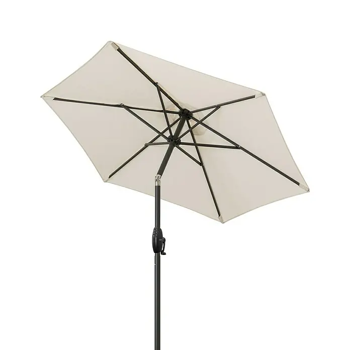 Derby Basic Lift Sonnenschirm Neo - Natur, Durchmesser: 180 cm - Vorderansicht