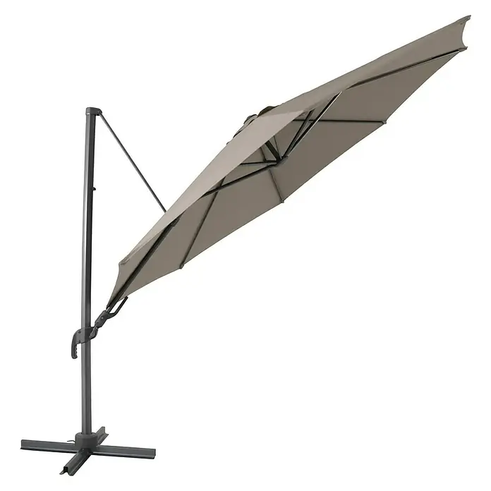 Sunfun Schirmbezug Capri - Taupe, Passend für: Sunfun Ampelschirmgestell Capri Ø 350 cm