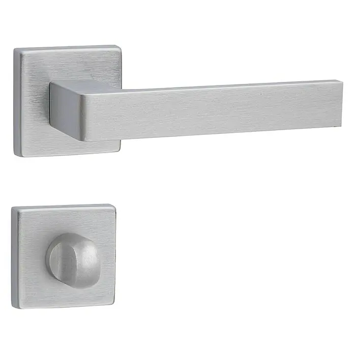 Diamond Doors Zimmertürgarnitur Savannah - Türstärke: 40 mm - 45 mm, Schlitzkopf/Olive SK/OL, Edelstahl - Vorderansicht