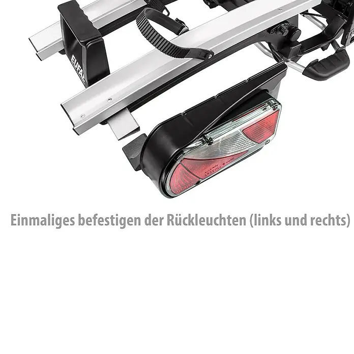 Eufab Fahrradträger Finch - Geeignet für: 2 Fahrräder/E-Bikes, Traglast: 60 kg