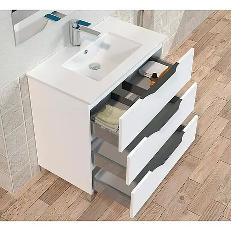 Conjunto de mueble de baño Abril Slim