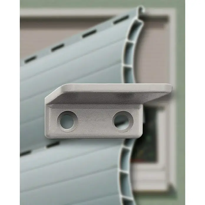 Schellenberg Anschlagwinkel - 38 x 31 x 15 mm, Grau, 2 Stk. - Vorderansicht