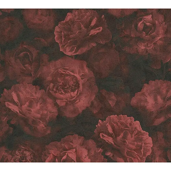 AS Creation Neue Bude 2.0 ED II Vliestapete Barockrose - Rot, Floral, 10,05 x 0,53 m - Detailaufnahme