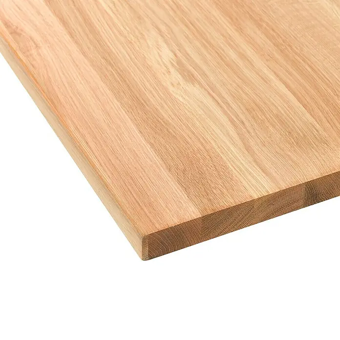 Exclusivholz Massivholzplatte Rustic - Eiche, 200 x 63,5 x 2,6 cm