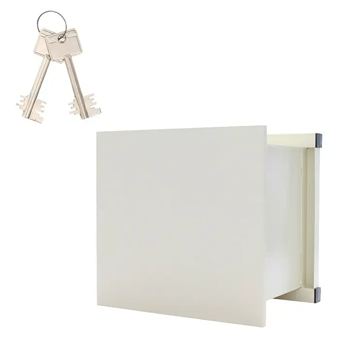 Rottner Wandtresor Hit - L x B x H: 47 x 51,5 x 37,5 cm, Doppelbartschloss
