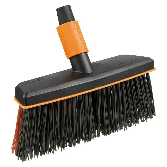Fiskars QuikFit Besen - Arbeitsbreite: 26 cm, Material Borsten: Kunststoff - Ansicht von oben